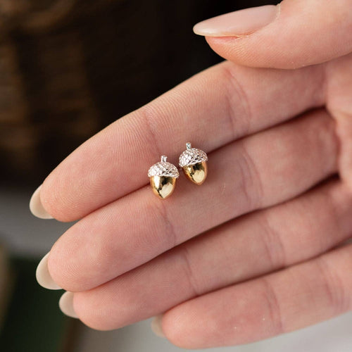 Acorn Stud Earrings