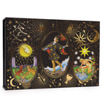 Tarot Card Complete Ritual Kit - Gold Foil Ritual Kit with Guidebook & Tools