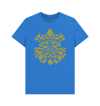 Bright Blue Printed T-shirt Front