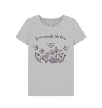 Grey Recycled Printed T-Shirt Front