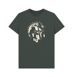 Dark Grey Printed T-shirt Front