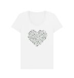 White Printed T-shirt Front