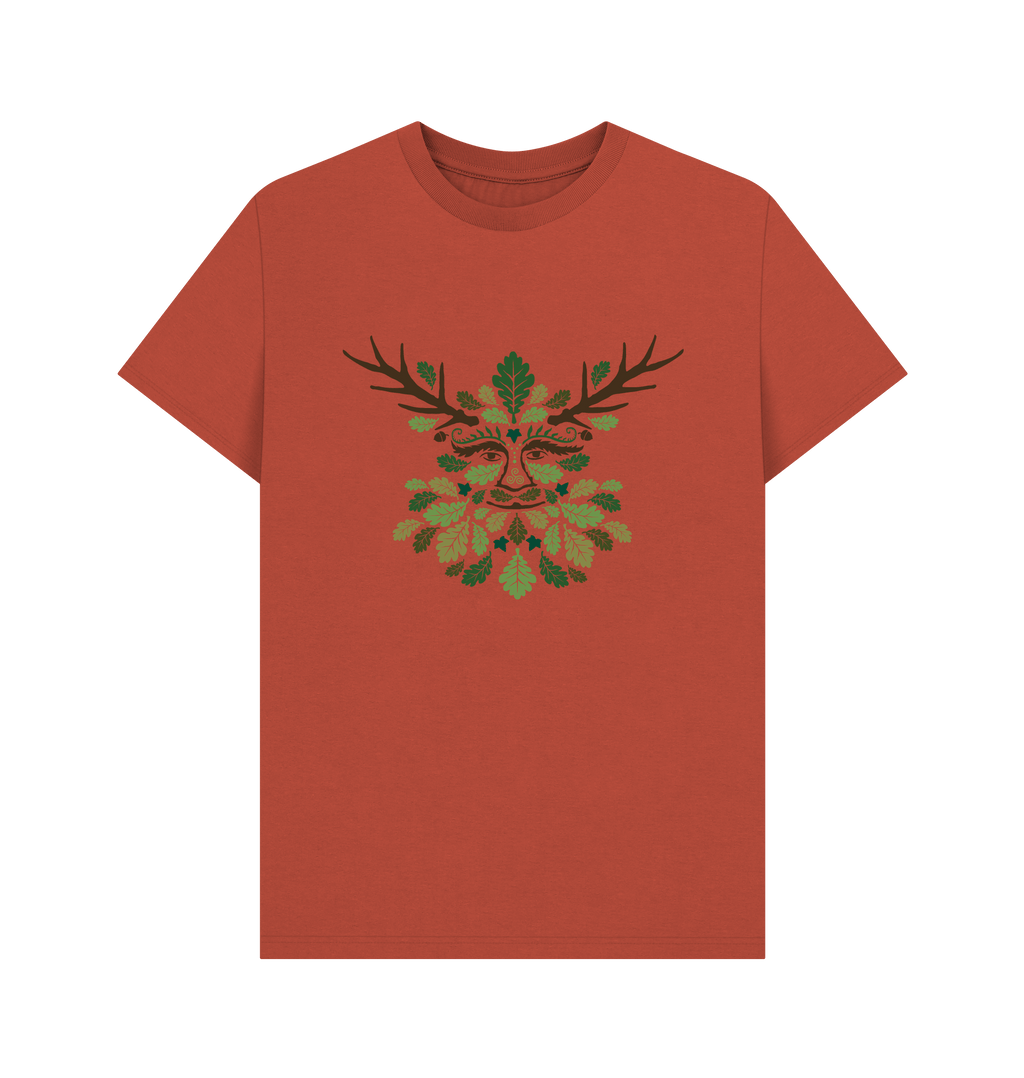 Rust Printed T-shirt Front