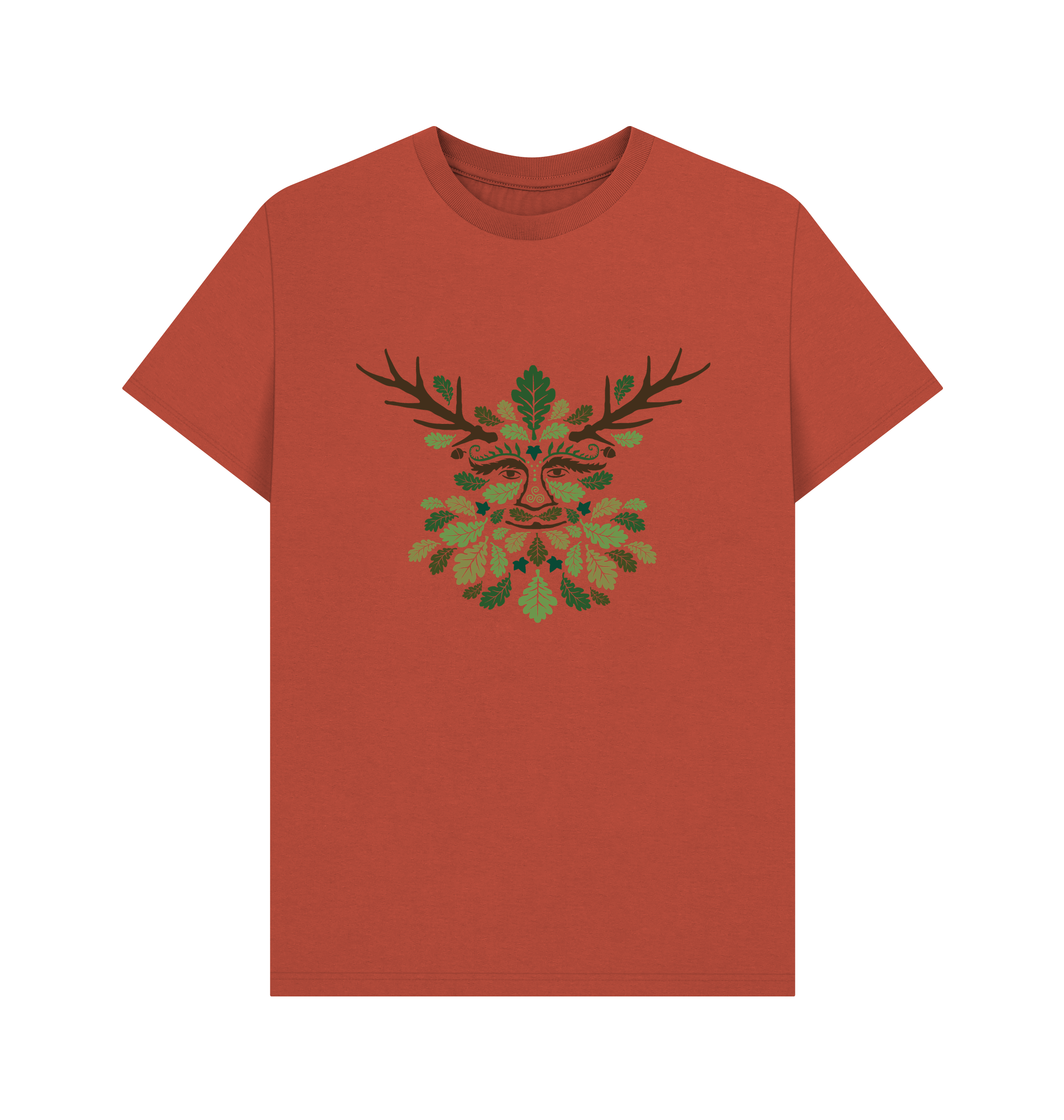 Rust Printed T-shirt Front