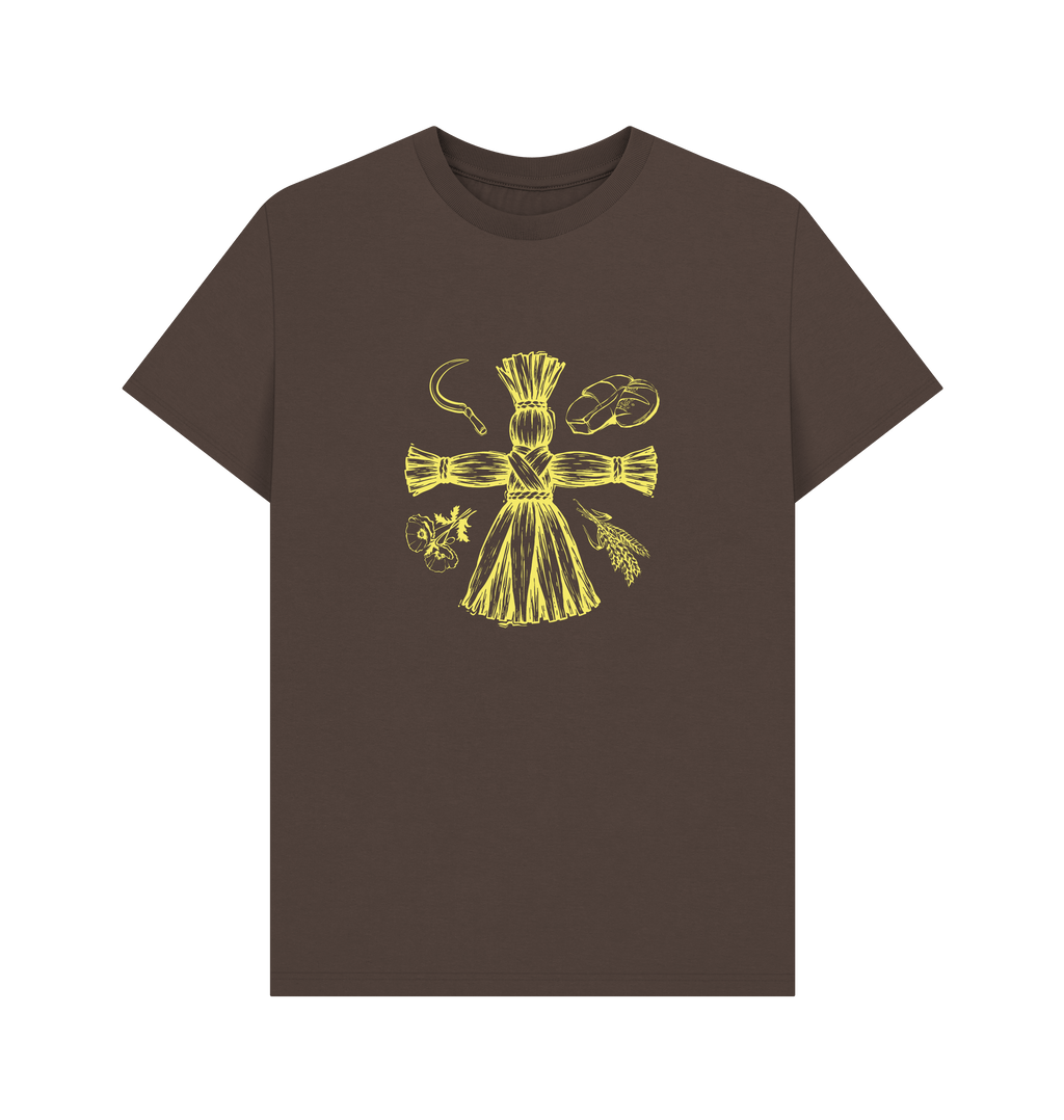 Chocolate Printed T-shirt Front