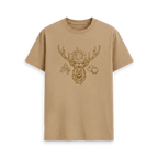 Sand Printed T-shirt Front