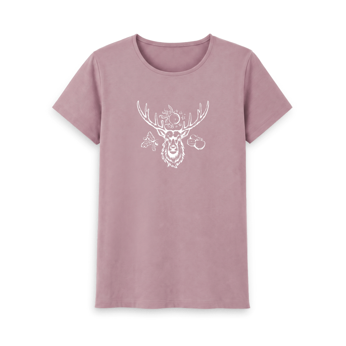 Mauve Printed T-shirt Front