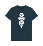 Denim Blue Printed T-shirt Front