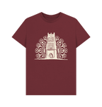 Red Wine Printed T-shirt Front