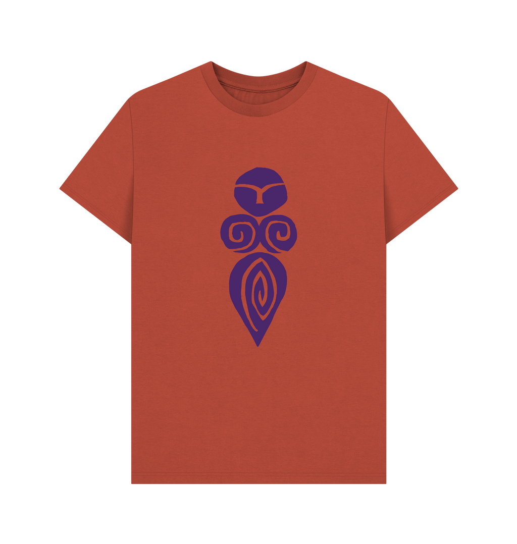 Rust Printed T-shirt Front