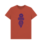 Rust Printed T-shirt Front