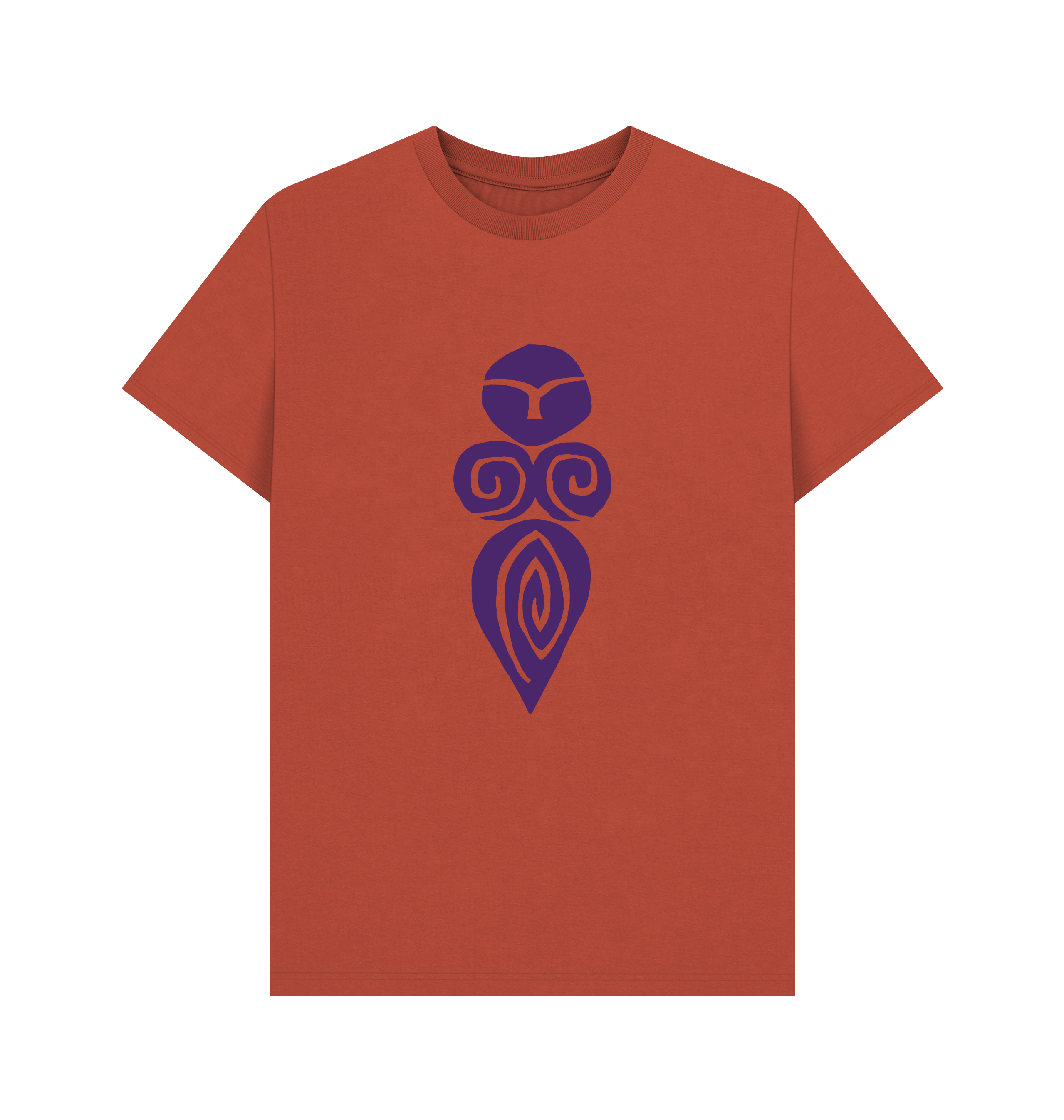 Rust Printed T-shirt Front