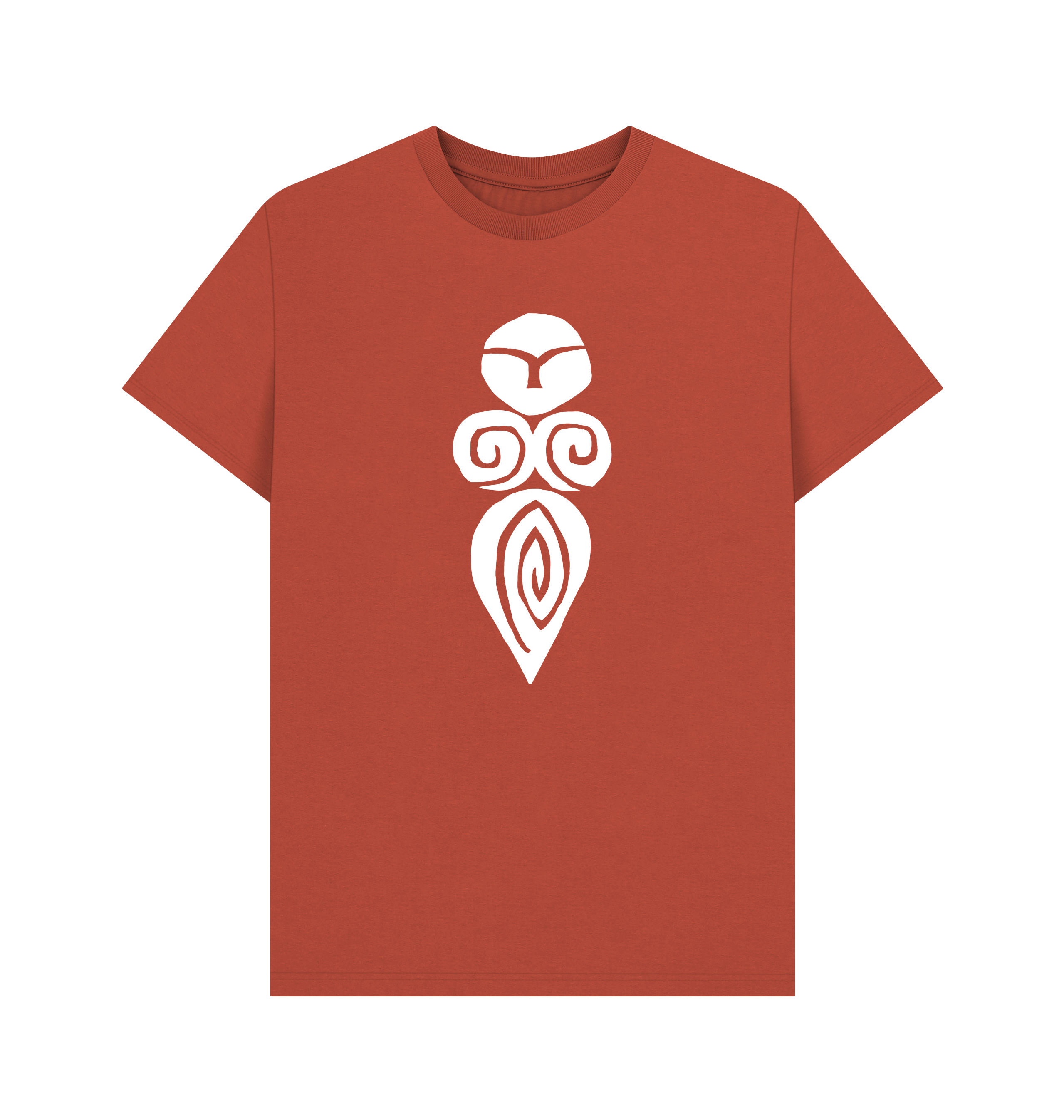 Rust Printed T-shirt Front