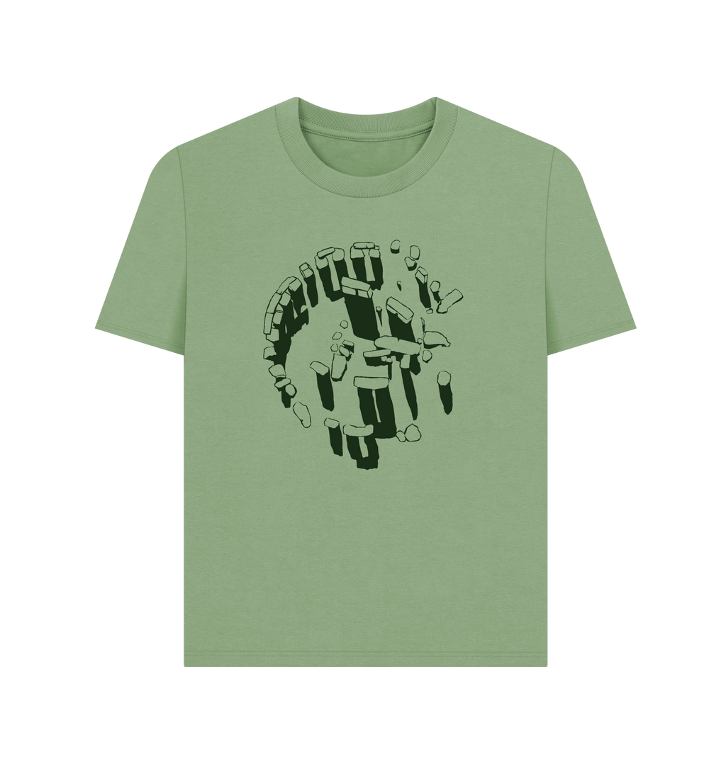 Sage Printed T-shirt Front