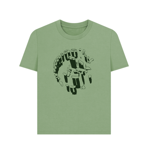 Sage Printed T-shirt Front