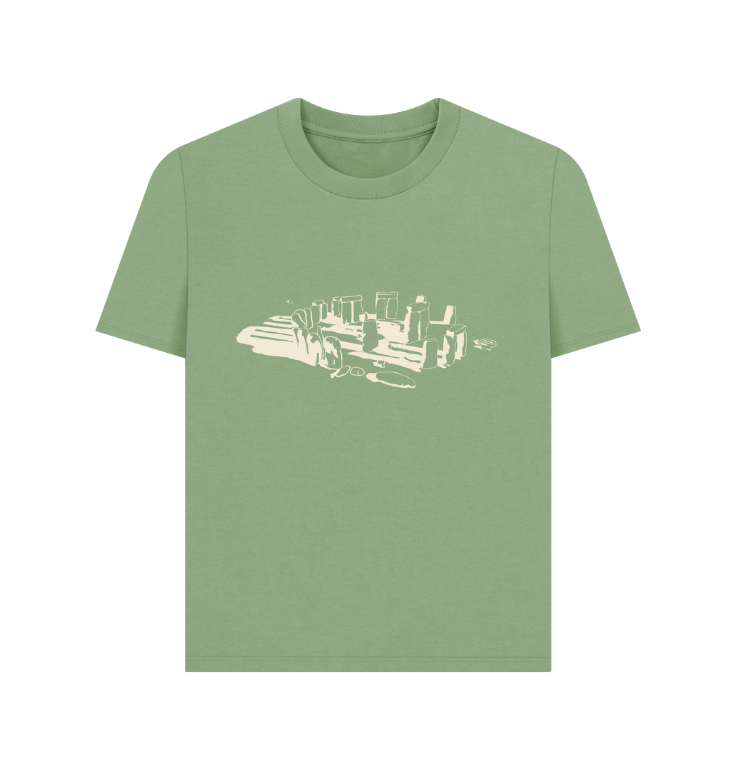 Sage Printed T-shirt Front