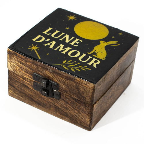 Enamelled Box  - Lune D'Amore - 10x10x6cm