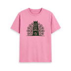 Rose Pink Printed T-shirt Front