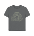 Slate Grey Printed T-shirt Front