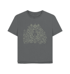 Slate Grey Printed T-shirt Front