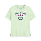 Pastel Green Printed T-shirt Front