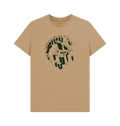 Sand Printed T-shirt Front