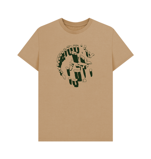 Sand Printed T-shirt Front
