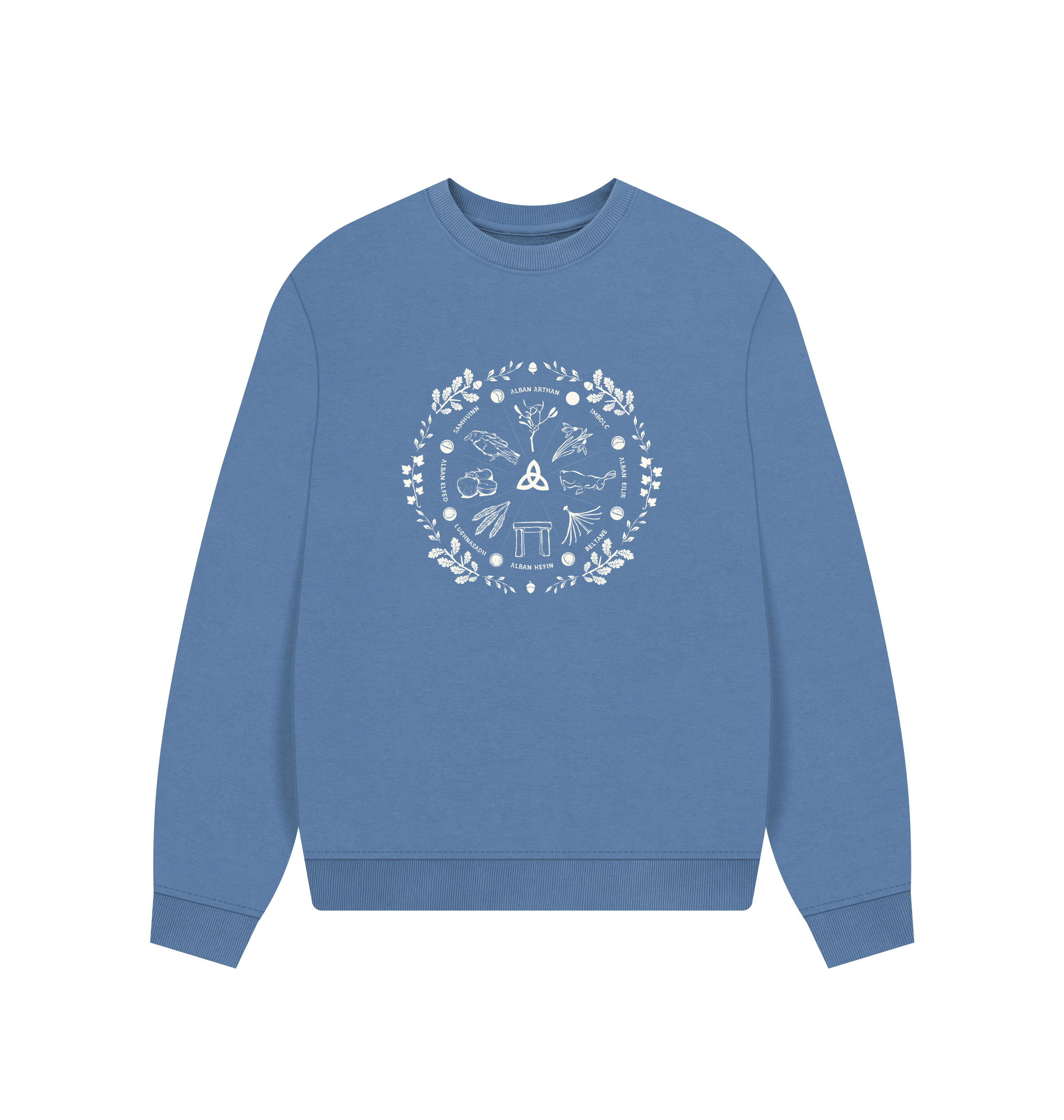 Solent Printed Sweater Front