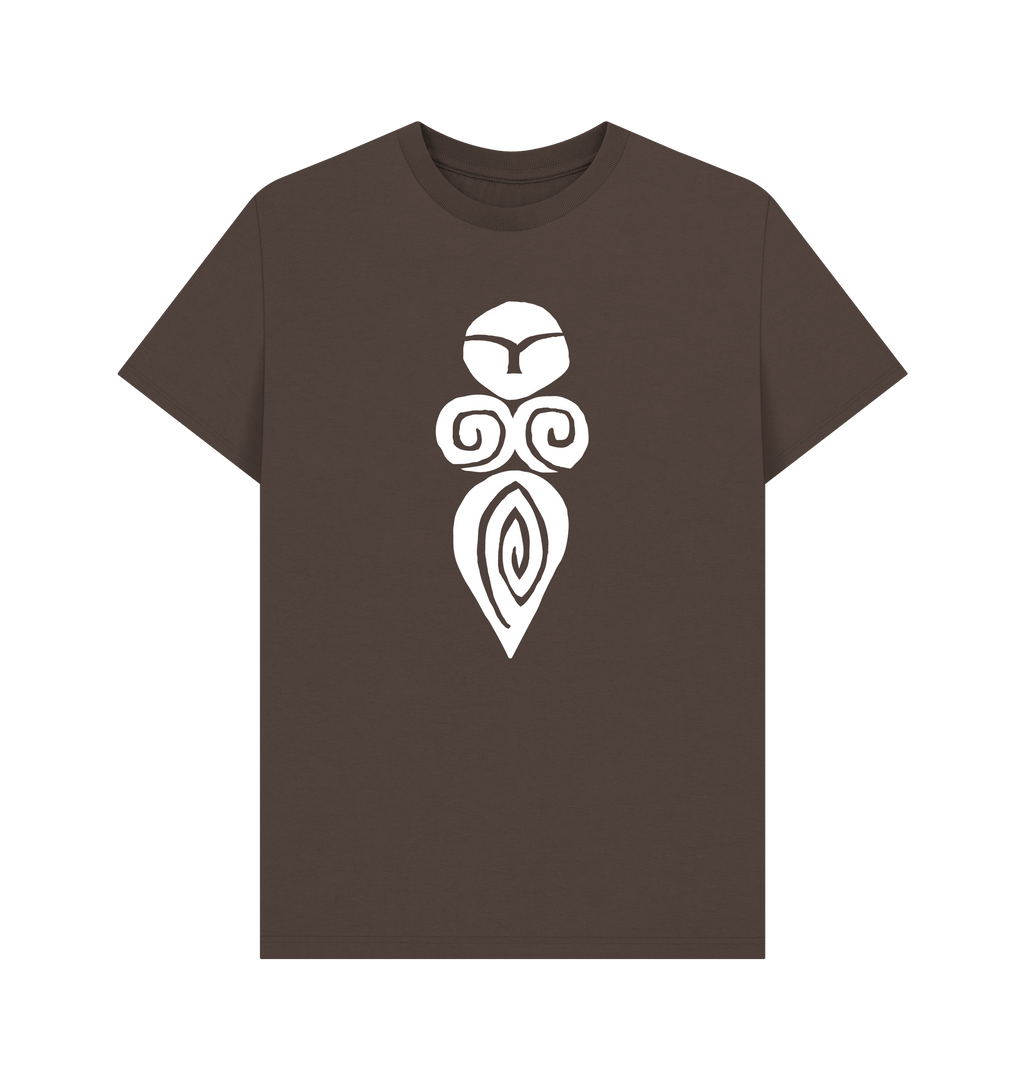 Chocolate Printed T-shirt Front