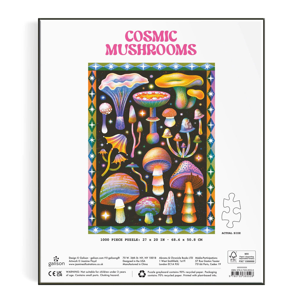 Cosmic Mushrooms 1000 Piece Jigsaw Puzzle by Galison