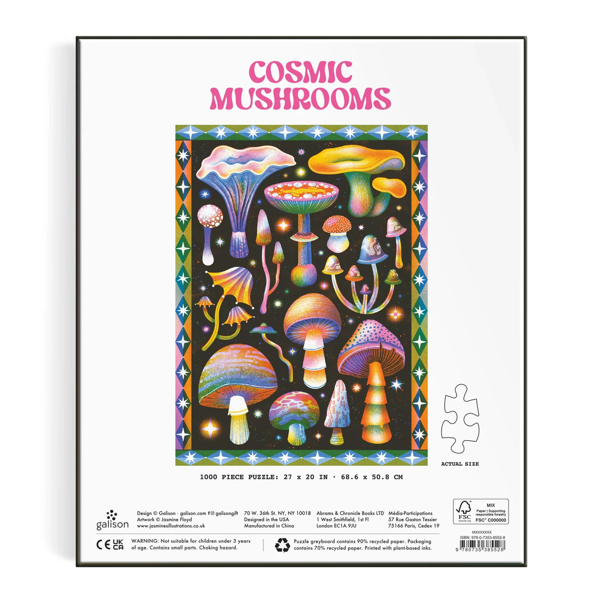 Cosmic Mushrooms 1000 Piece Jigsaw Puzzle by Galison