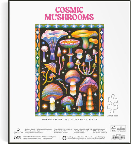 Cosmic Mushrooms 1000 Piece Jigsaw Puzzle