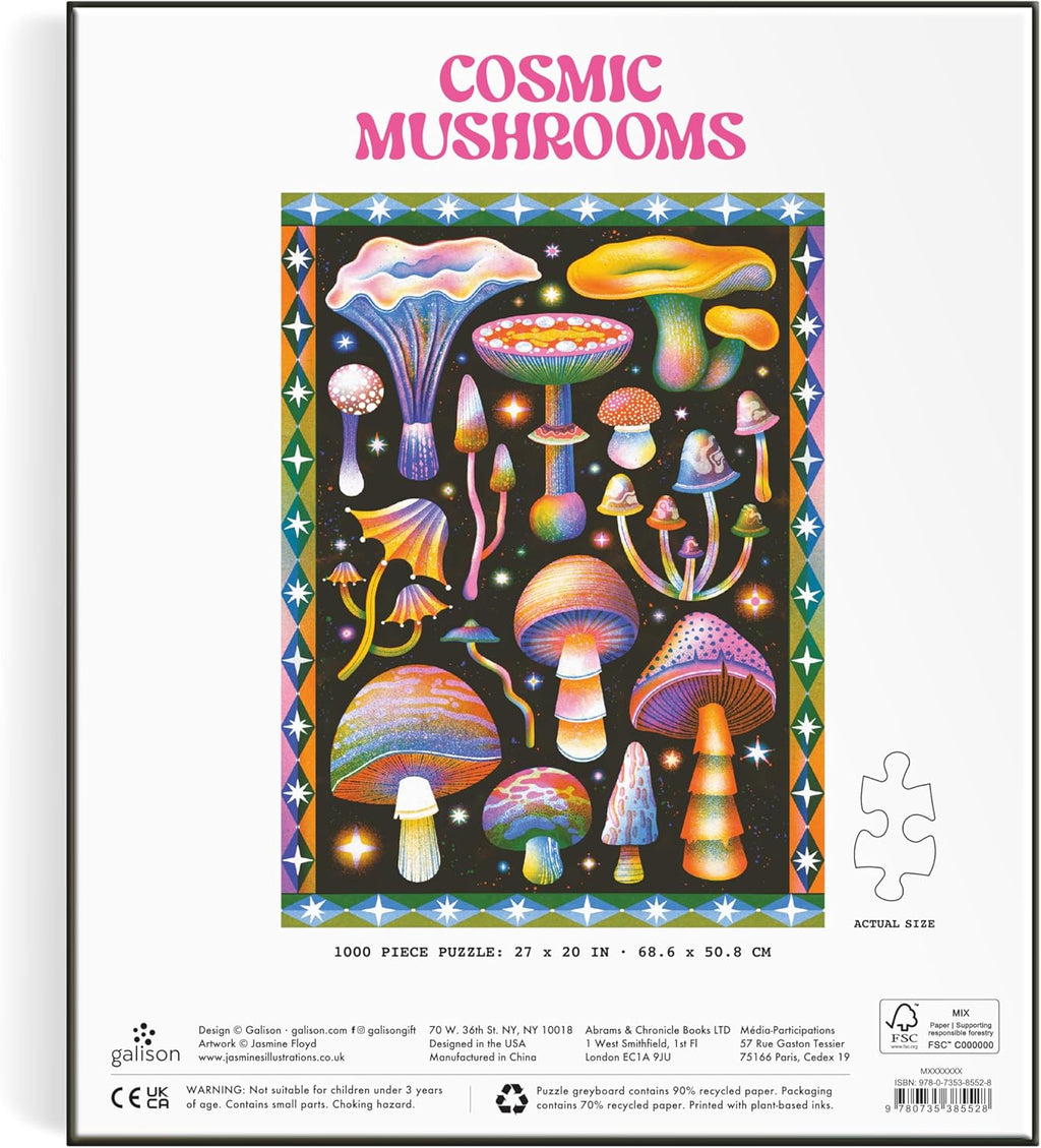 Cosmic Mushrooms 1000 Piece Jigsaw Puzzle by Galison