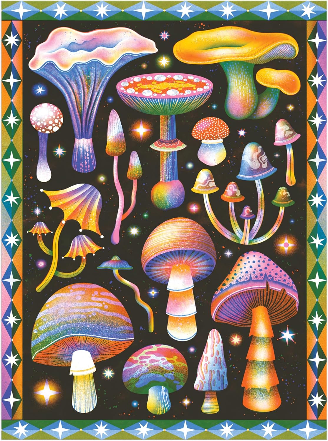 Cosmic Mushrooms 1000 Piece Jigsaw Puzzle
