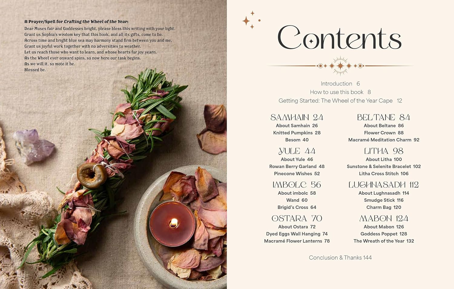 Crafting the Wheel of the Year: 17 Magical Projects to Honour Nature’s Seasons by Claire Gelder & Deb Bowen