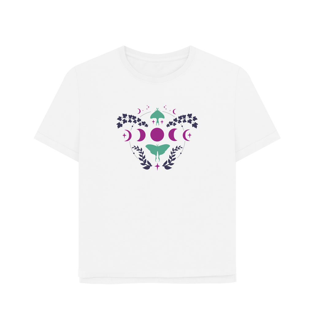 White Printed T-shirt Front