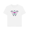 White Printed T-shirt Front