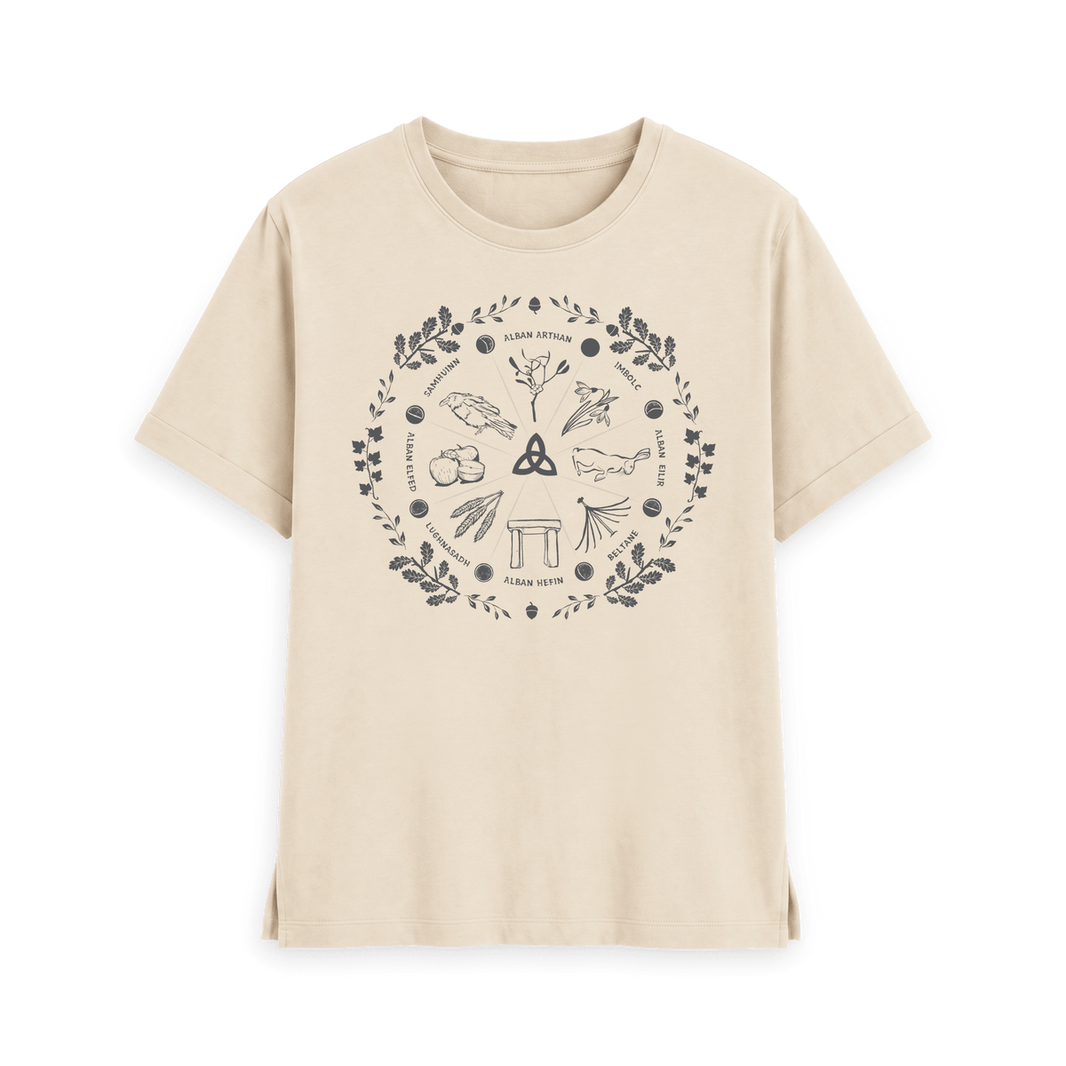 Oat Printed T-shirt Front