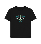 Black Printed T-shirt Front