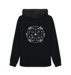 Black Printed Sweater Back