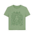 Sage Printed T-shirt Front