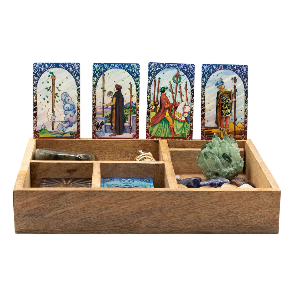 Tarot Card Storage & Reading Box