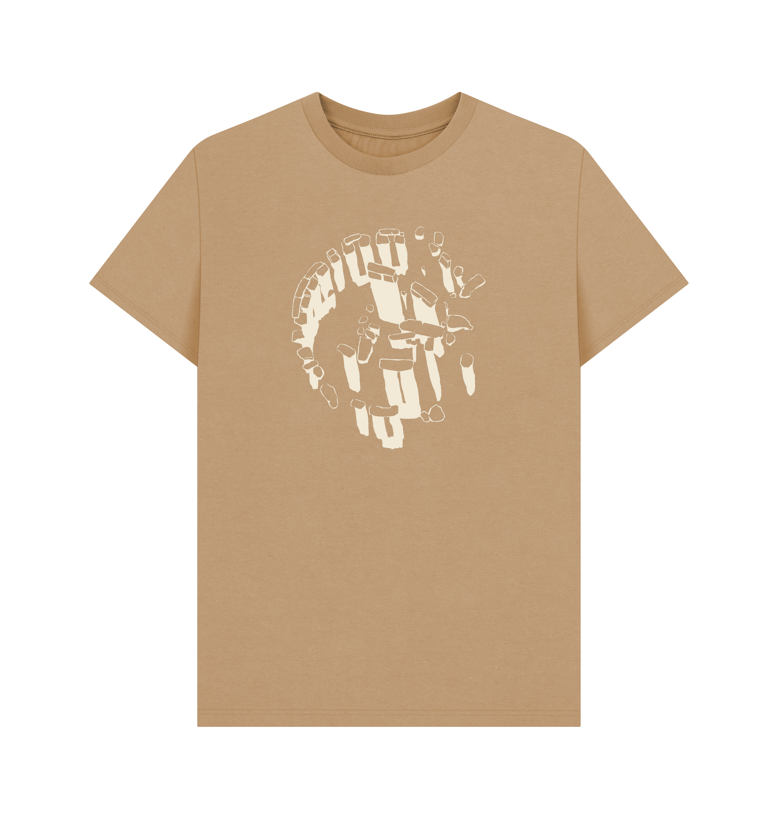 Sand Printed T-shirt Front