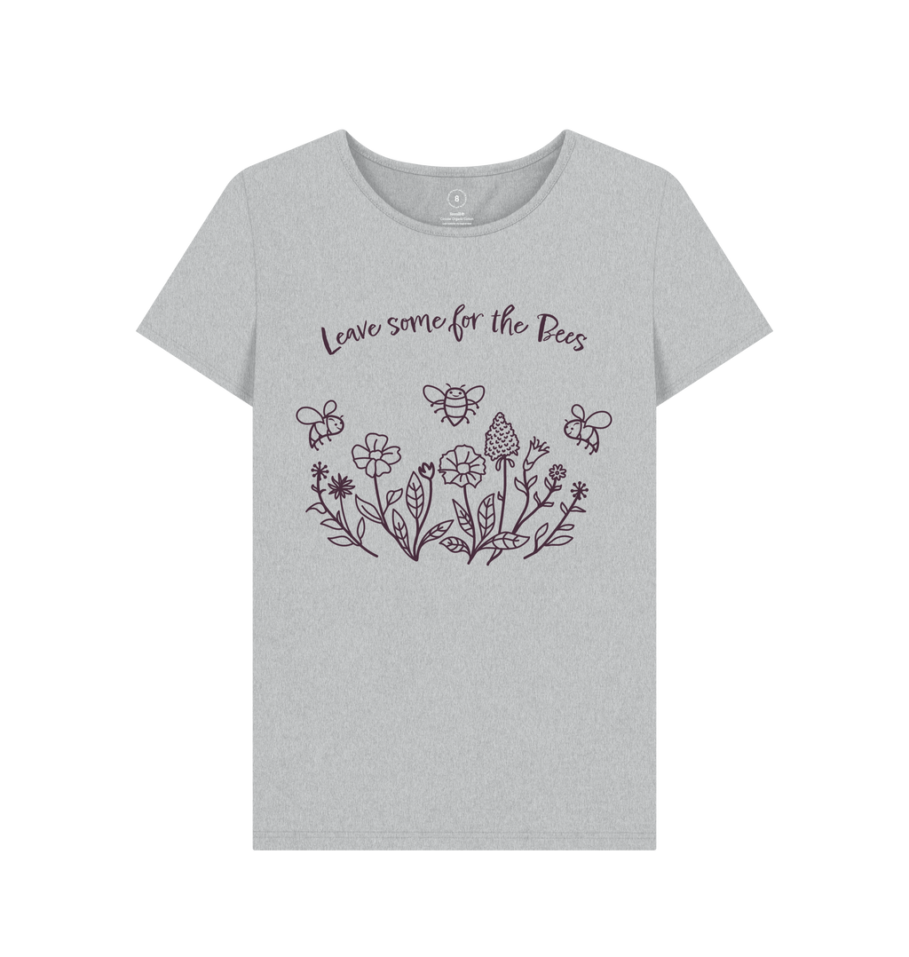 Grey Recycled Printed T-Shirt Front