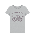 Grey Recycled Printed T-Shirt Front