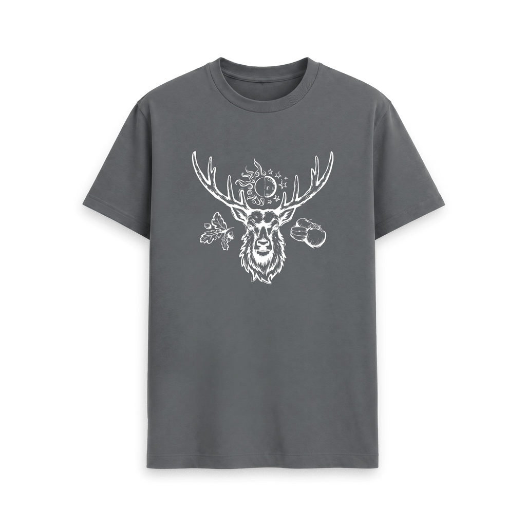 Slate Grey Printed T-shirt Front