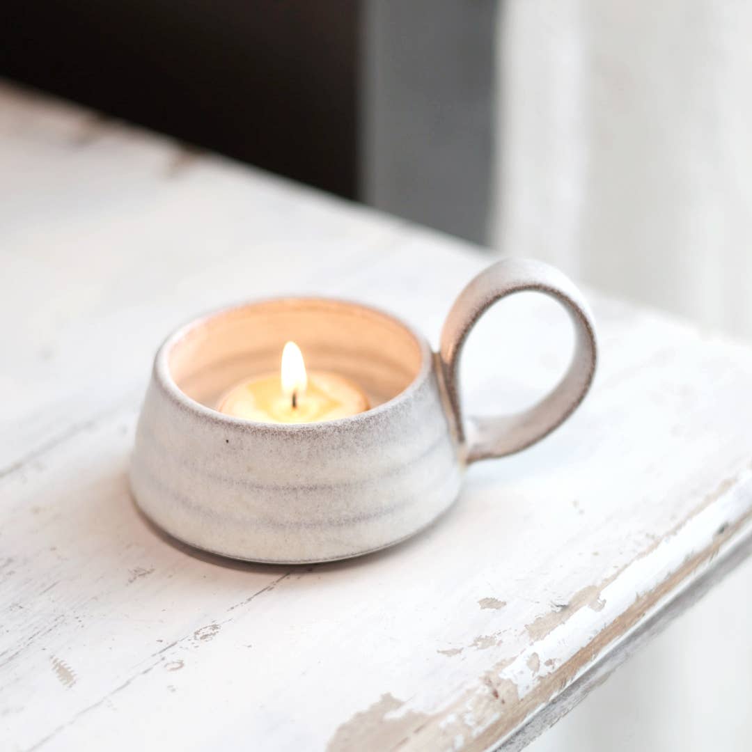 Tea Lite Candle Holder in 3 Color Options