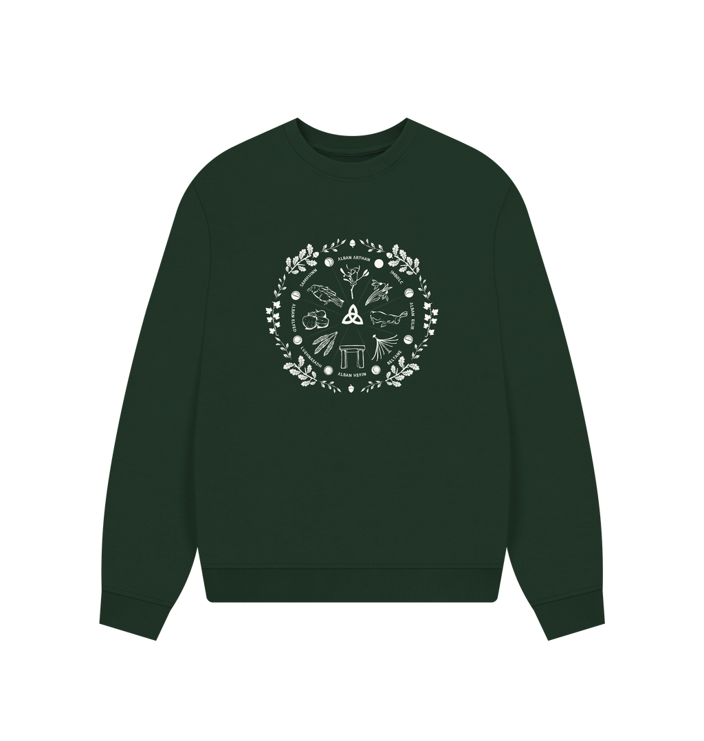 Evergreen Printed Sweater Front
