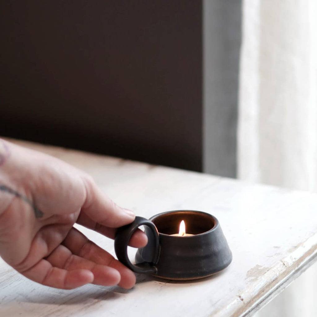 Tea Lite Candle Holder in 3 Color Options