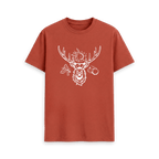 Rust Printed T-shirt Front